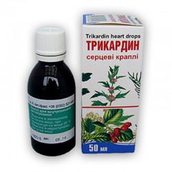 TRIKARDIN srdeční kapky - 50 ml (srdečník, hloh, kozlík)