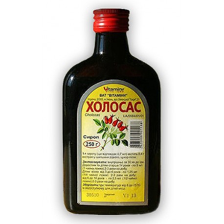 Šípkový sirup Cholosas - 250 ml